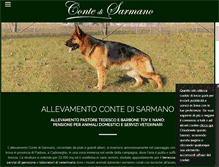 Tablet Screenshot of contedisarmano.it